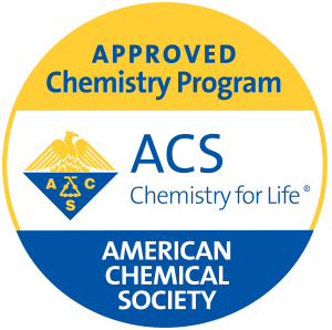 The B.S. Chemistry degree is certified by the American Chemical Society.