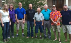 REU Faculty in Summer 2016 with Prof. Yun in the center.